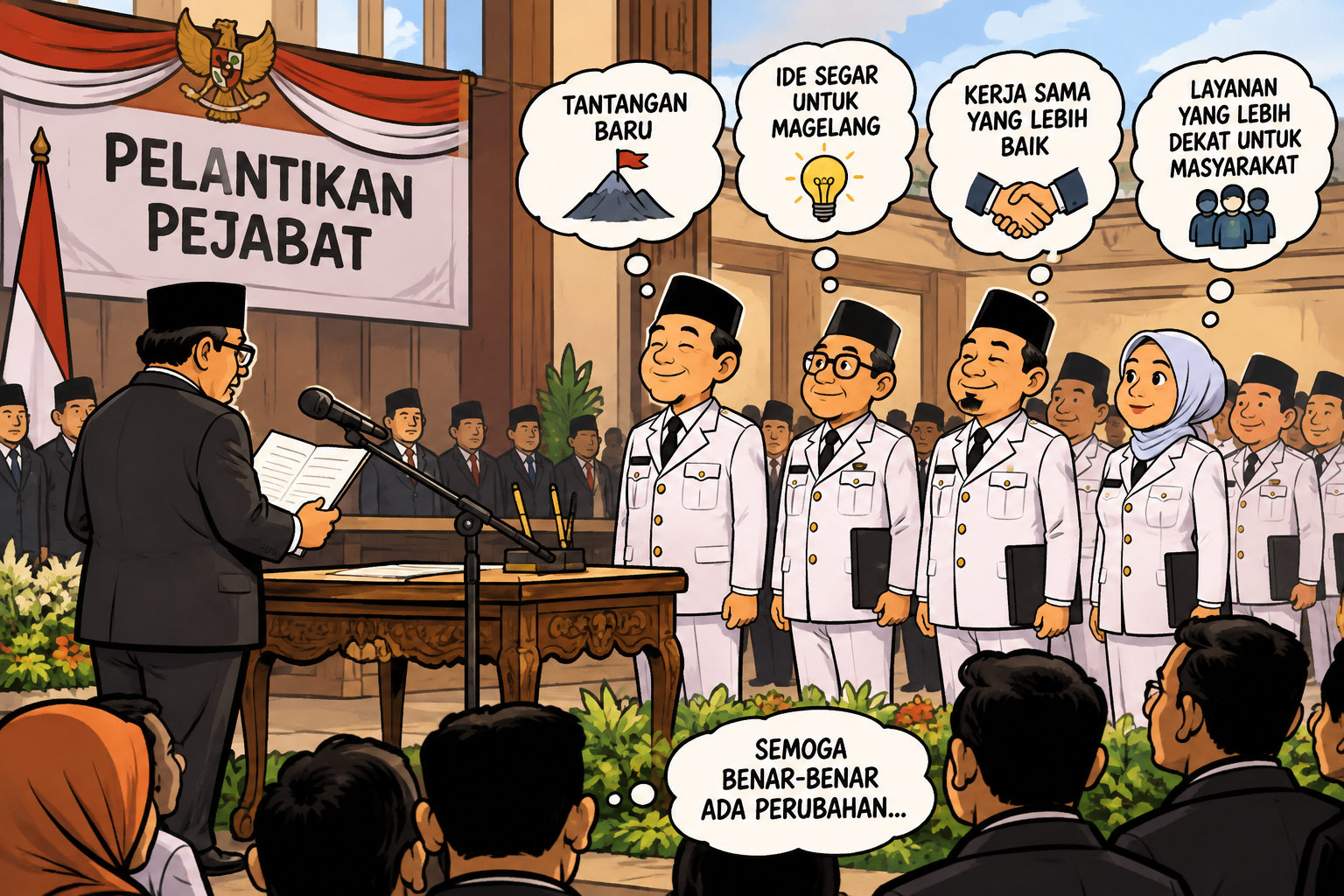 Rotating Roles in Magelang