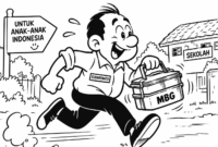 The Free Meal Program (MBG) Illustration